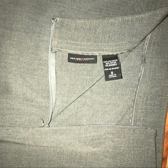 New York & Company stretch gray pencil skirt - Picture 4 of 6